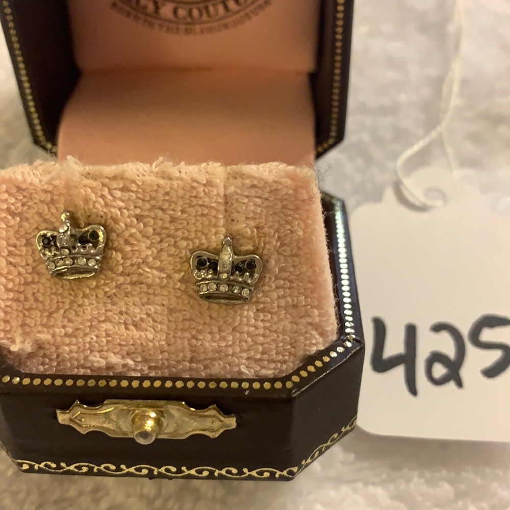 JUICY COUTURE CROWN EARRINGS